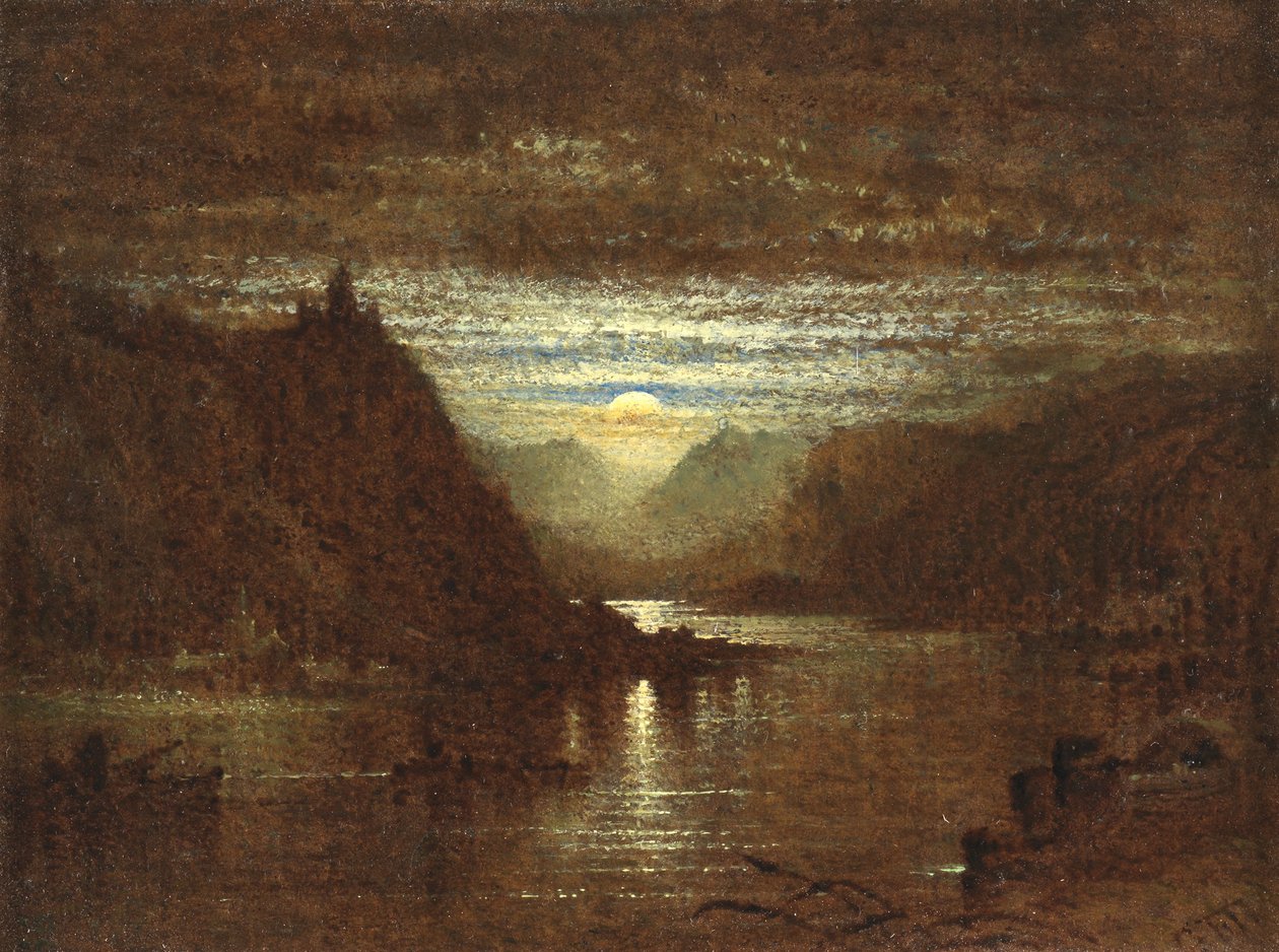 Lahneck on the Rhine  by George F. Teniswood