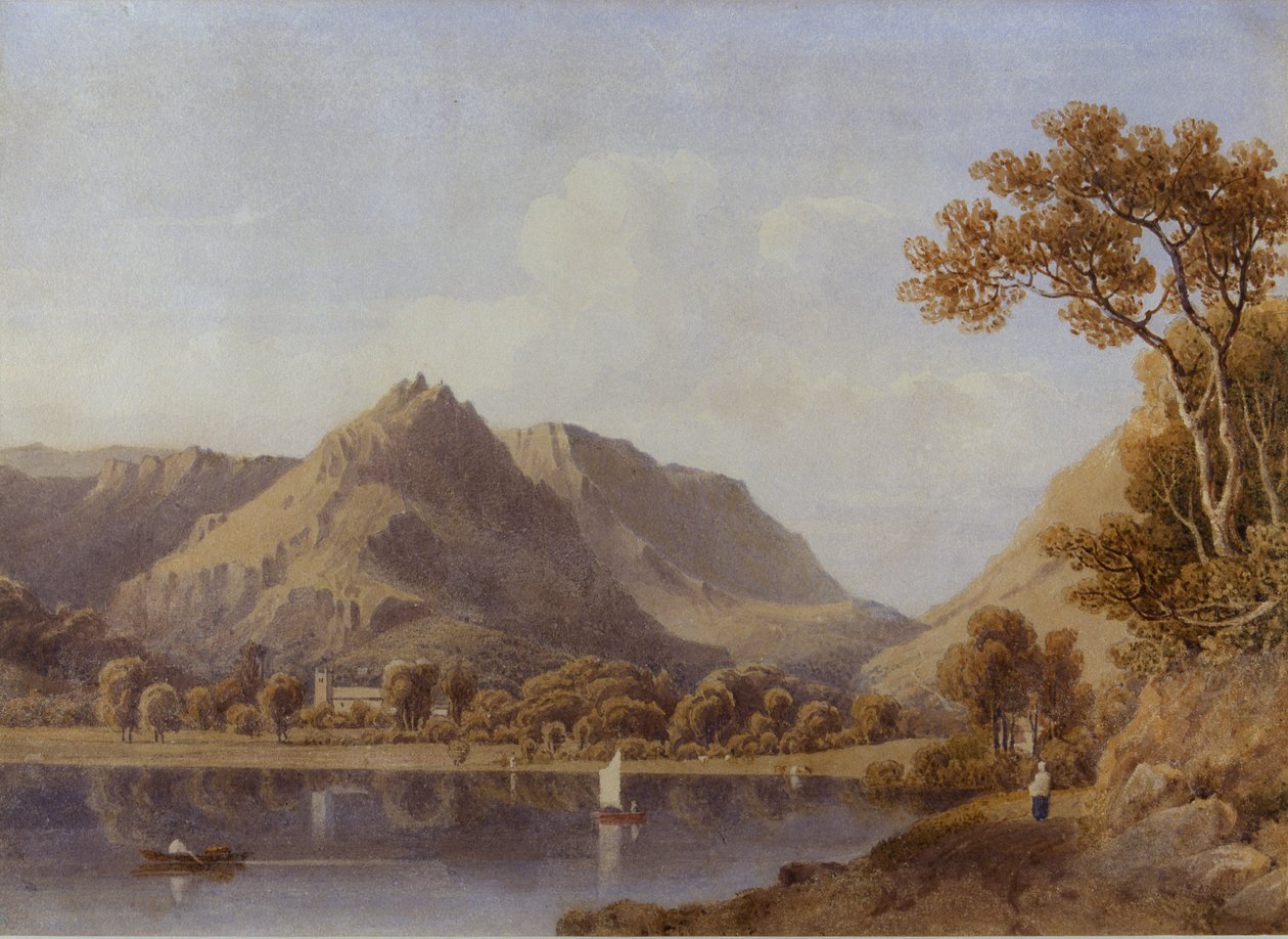ಗ್ರಾಸ್ಮೀರ್ ಸರೋವರ, 1830 ಟರ್ಕ್ by George Fennel Robson