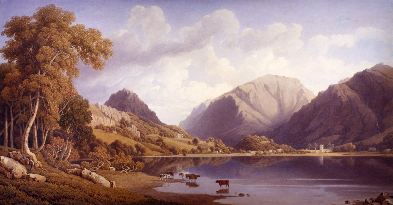 Grasmere, 1830 dolayları by George Fennel Robson