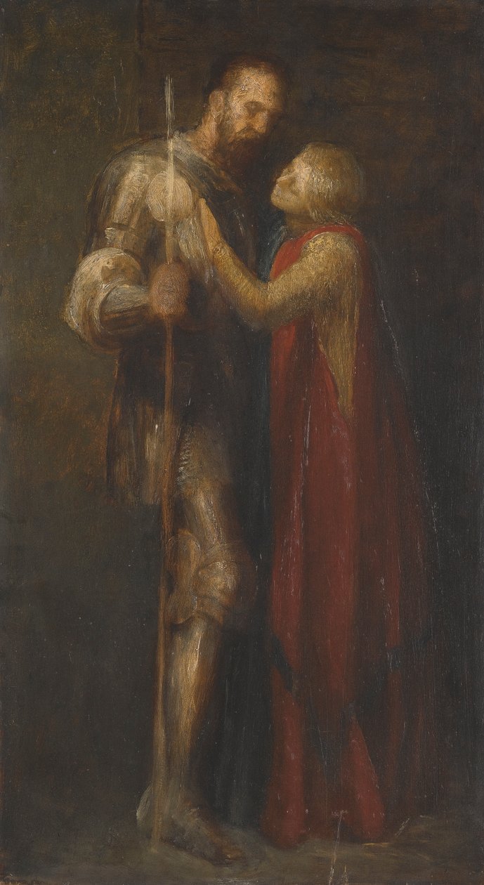 Şövalye ve Kızlık by George Frederick Watts