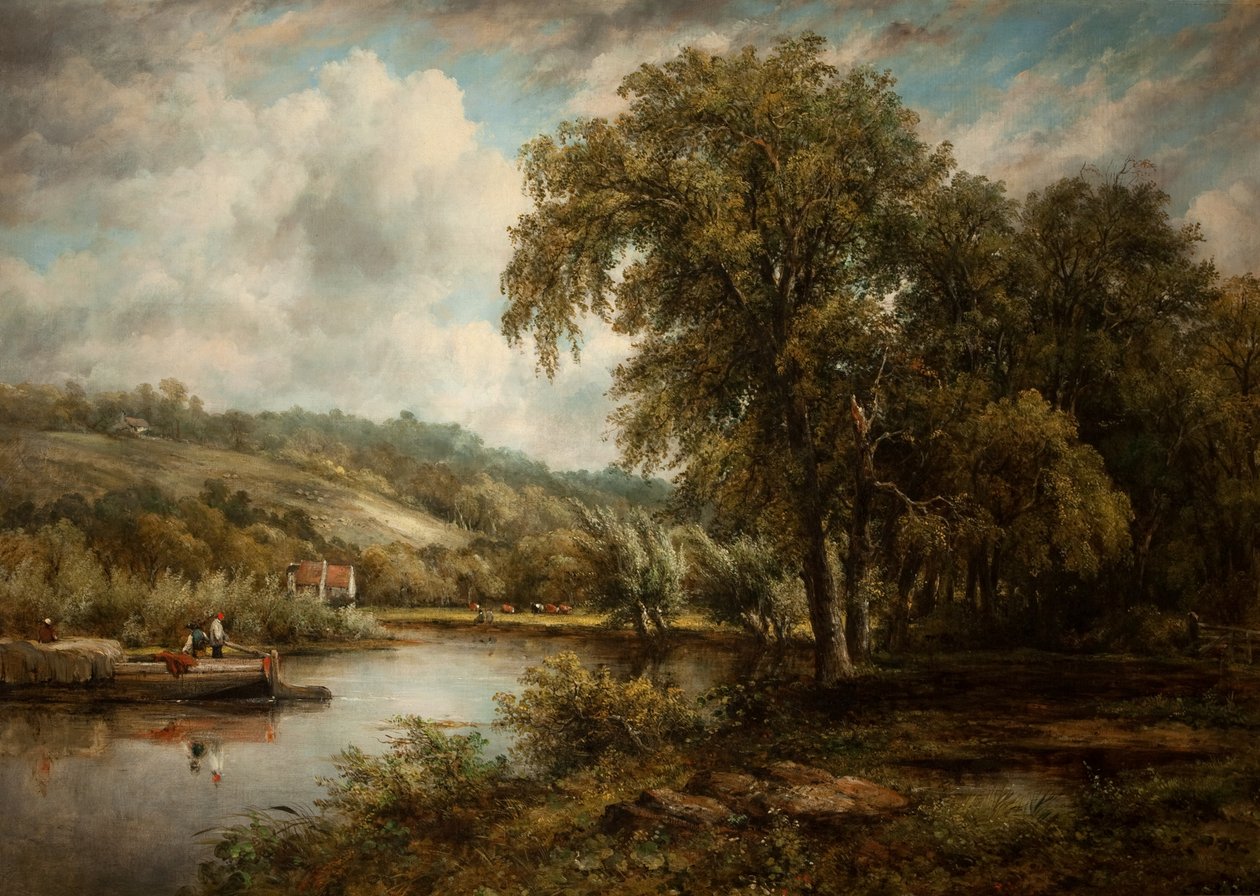 Thames üzerinde by George Frederick Watts