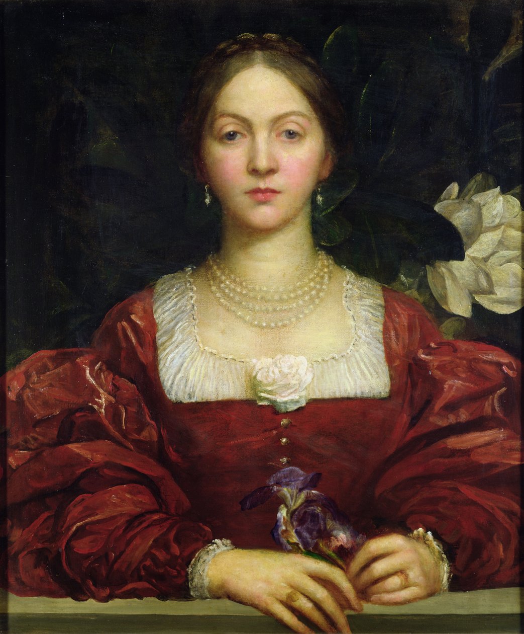 Airlie Kontesi portresi by George Frederick Watts
