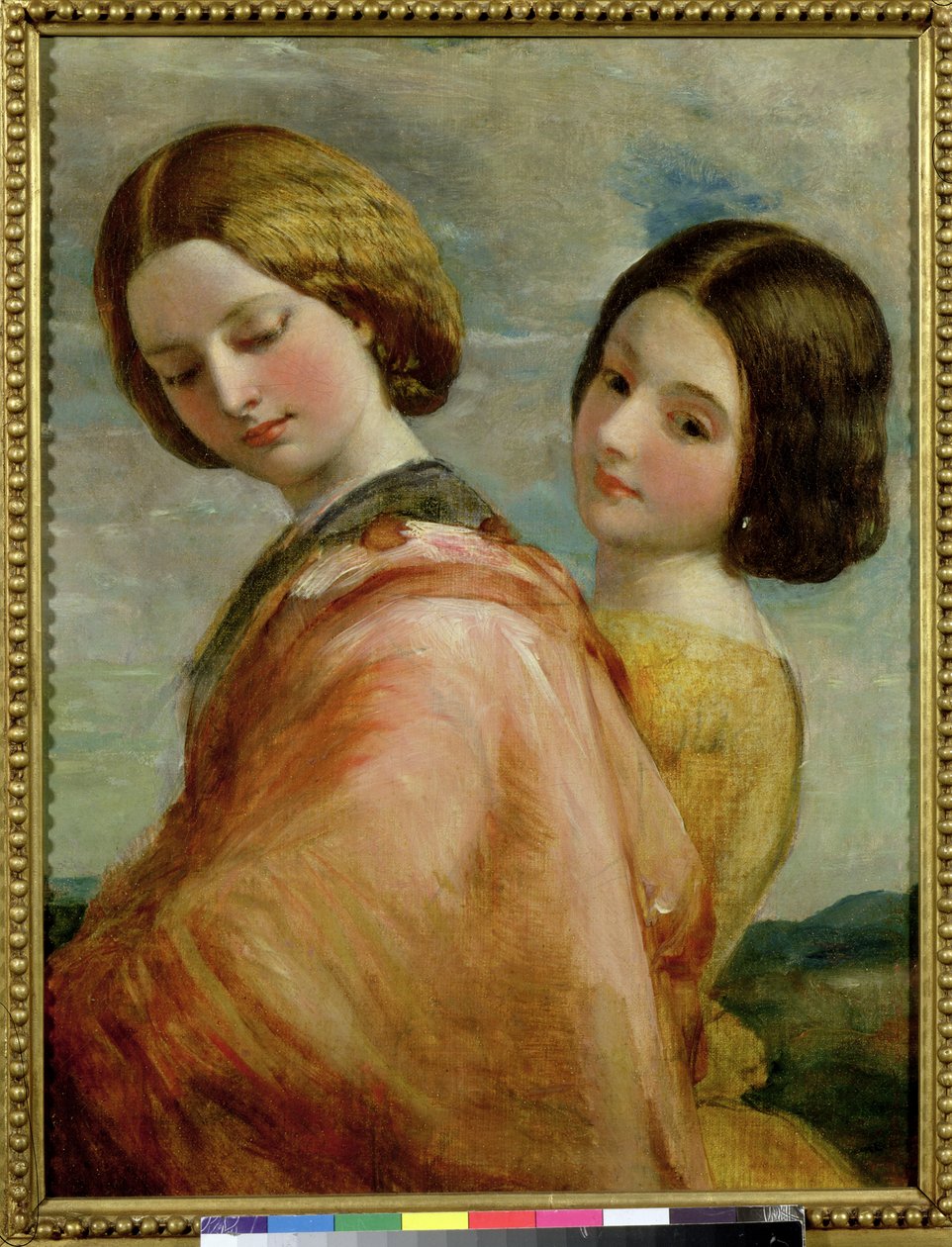 Yürüyen iki genç kadın by George Frederick Watts