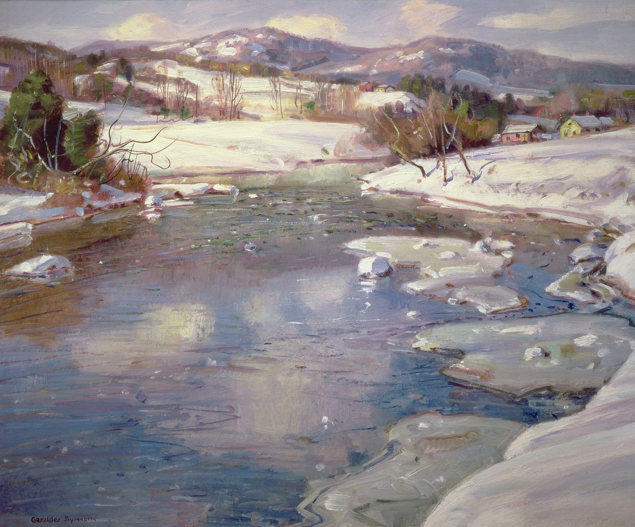Kışın Vadi Çayı by George Gardner Symons