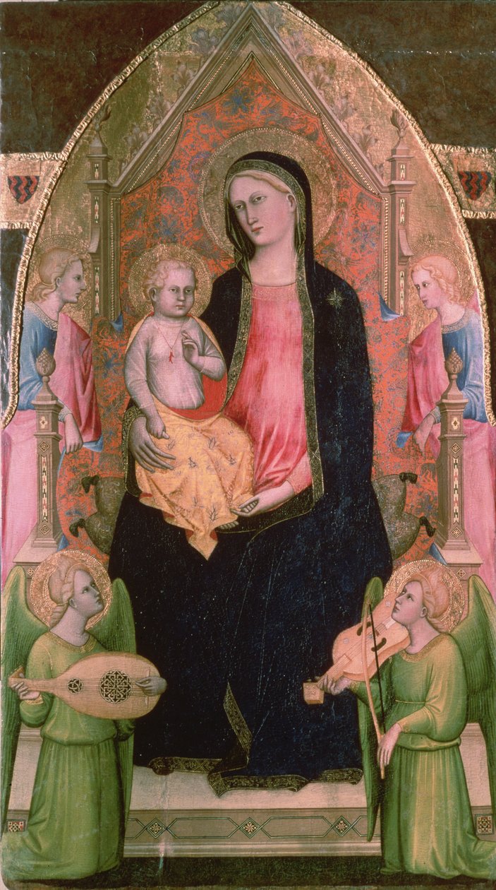 Madonna ve Çocuk (14. yüzyıl) by George Gaston Christiani