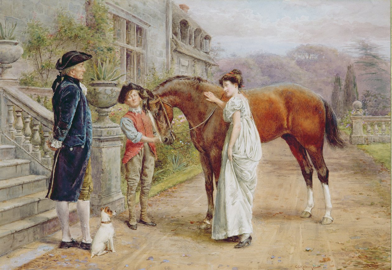 Favori Kısrak, c.1900 by George Goodwin Kilburne
