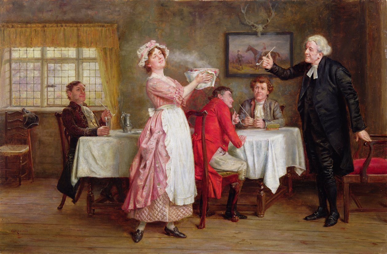 Bayramı taçlandırmak için by George Goodwin Kilburne