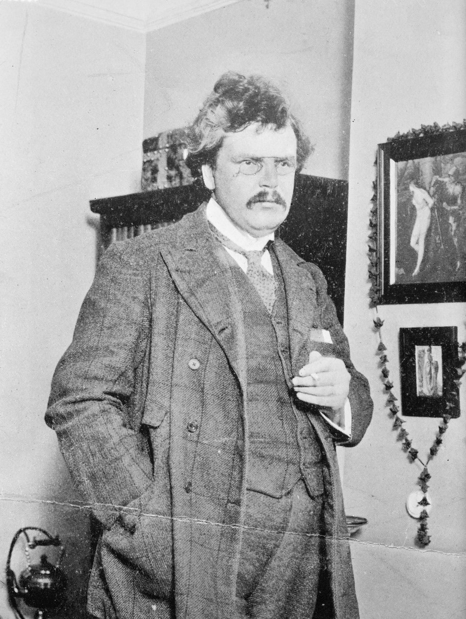 GKChesterton, 1915 by George Grantham Bain