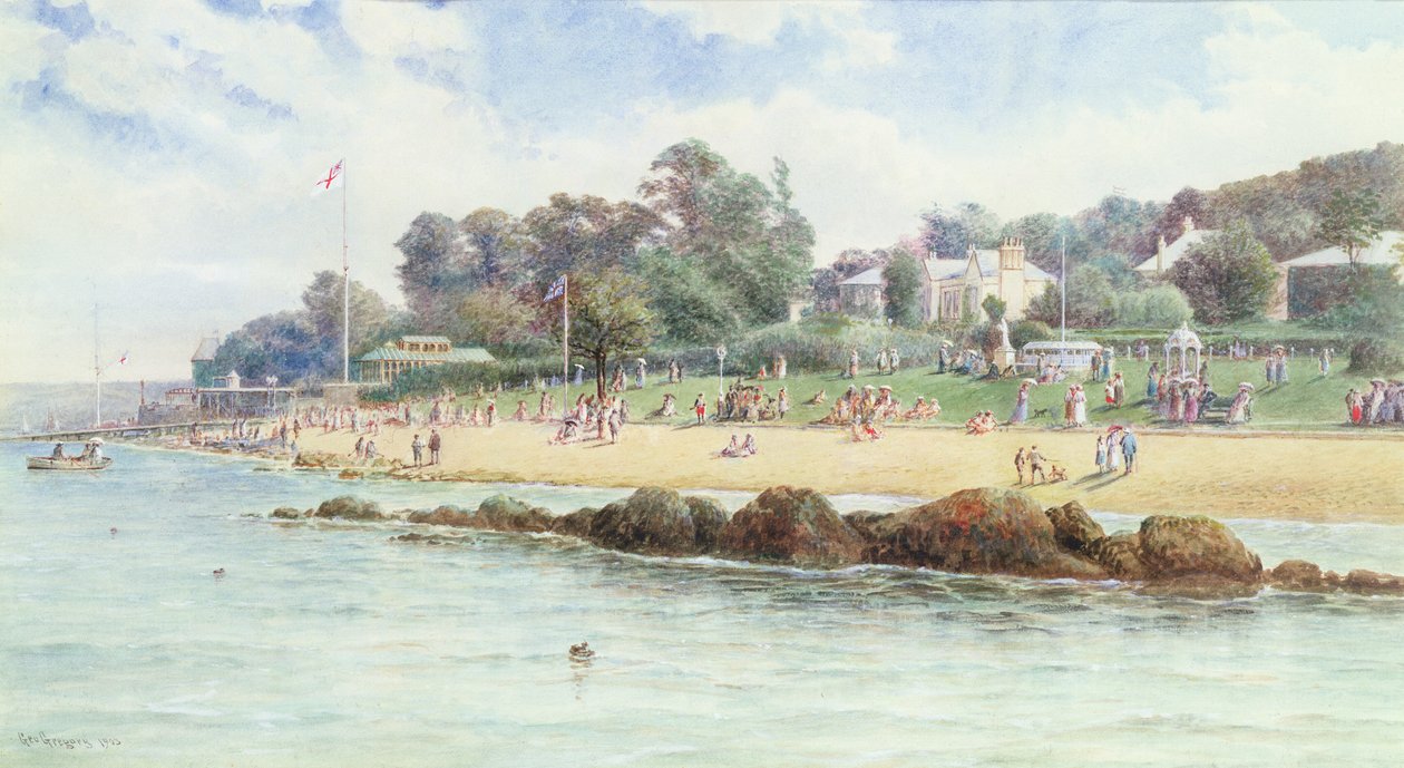 Cowes, Wight Adası, 1903 by George Gregory
