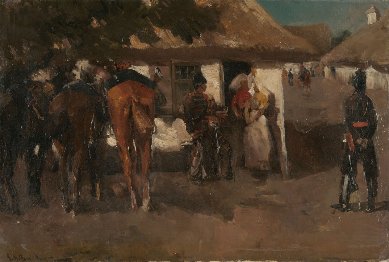 Birlikleri Kütüklemek by George Hendrik Breitner