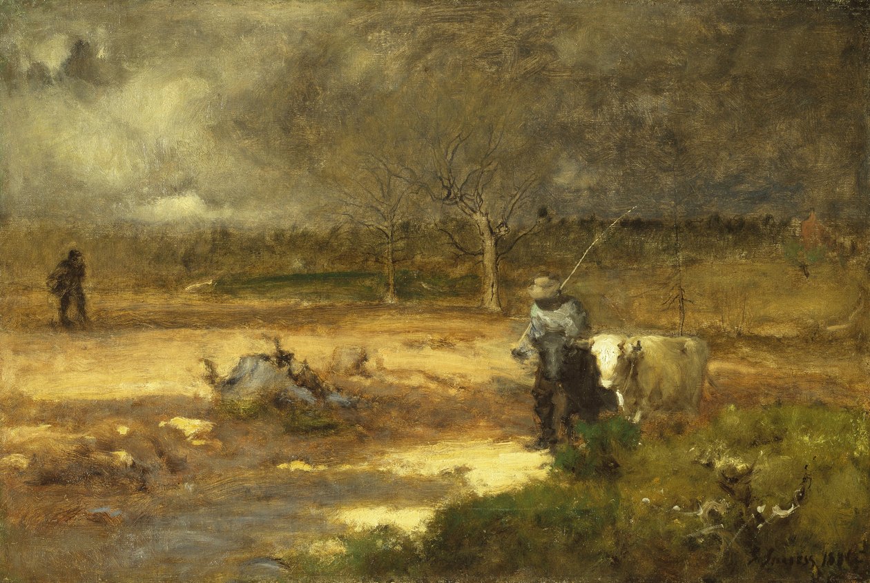 eve doğru by George Inness