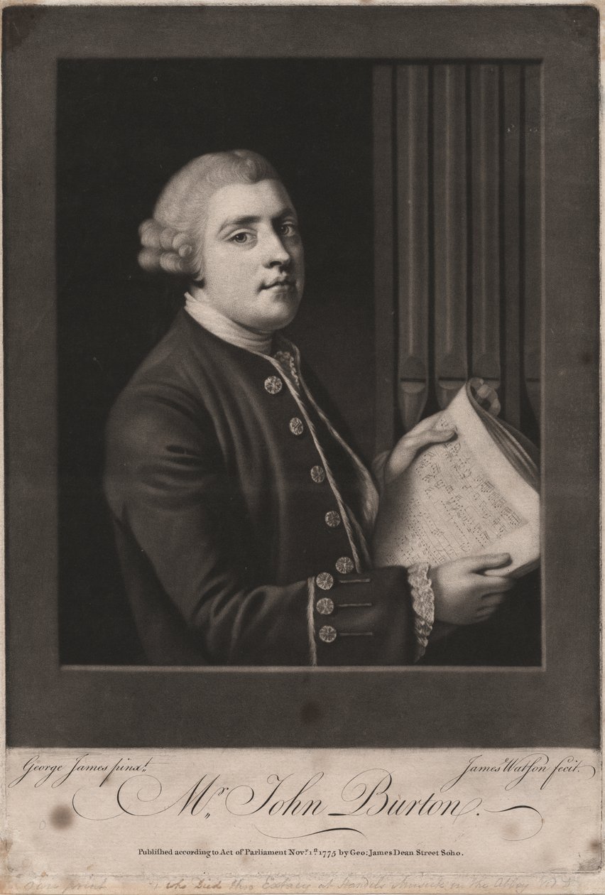 Bay John Burton, James Watson (c.1740-90), 1775 (mezzotint) tarafından oyulmuş by George James