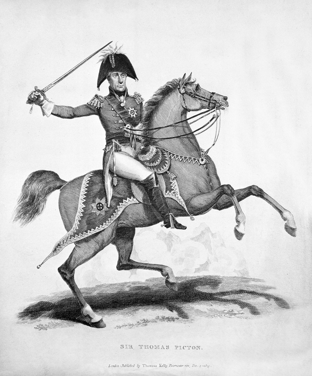 Sir Thomas Picton, Samuel Mitan tarafından kazınmış, 1815 by George Jones