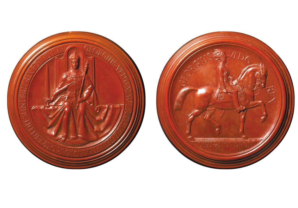 George VI'nın İlk Büyük Mührü, c.1938 (balmumu) by George Kruger Gray