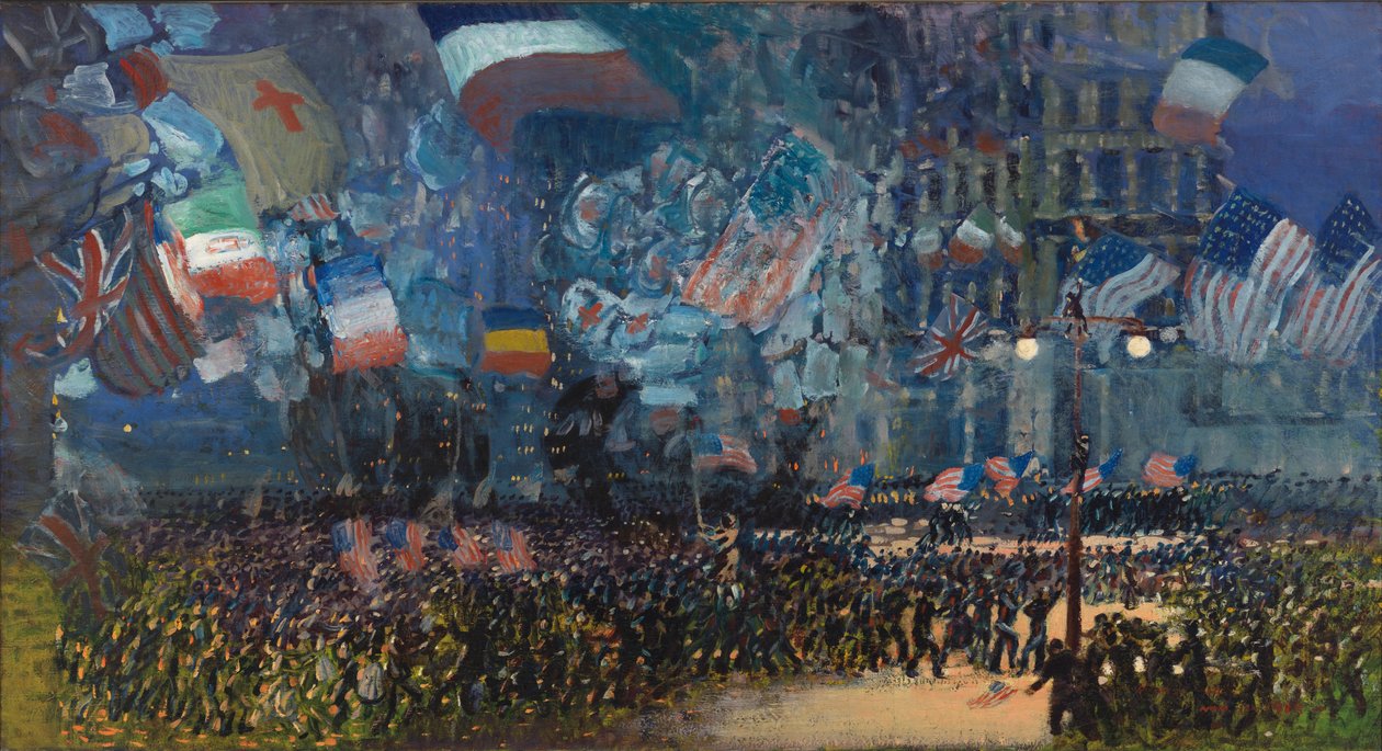 ateşkes gecesi by George Luks