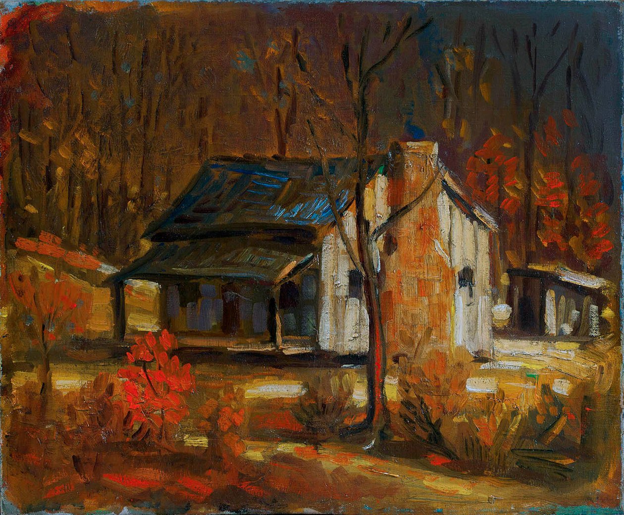 Dağ kabini by George Luks