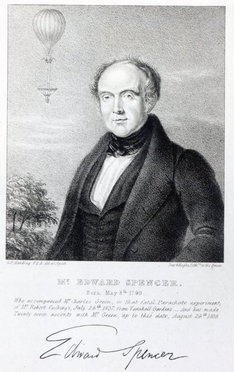Mr. Edward Spencer, lithograph by Day und Haghe, 1839  by George Perfect Harding