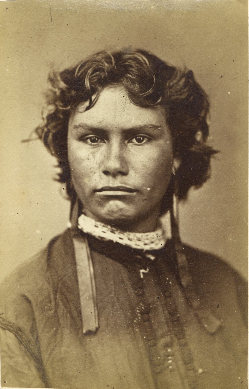 Maori, Genç Hanım, 1865 dolayları (albüm baskısı) by George Pulman