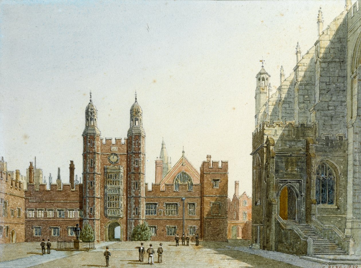 Eton Koleji, 1859 (kağıt üzerinde wc) by George Pyne