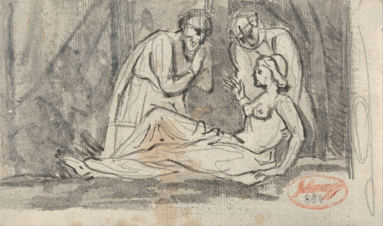 Bir Diseksiyon Sahnesi by George Romney