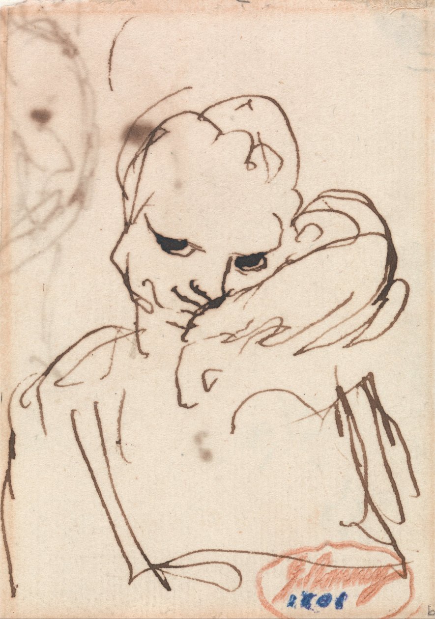 Omzunda Tavşan veya Evcil Köpek Olan Bir Kız by George Romney