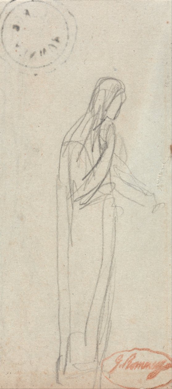 Ayakta Kadın Figürü by George Romney