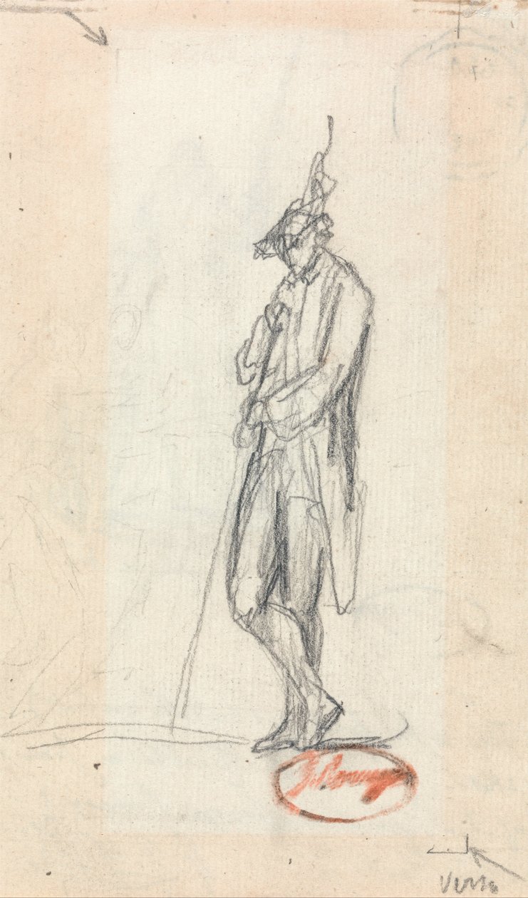 Ayakta Bir Erkek Figürü by George Romney