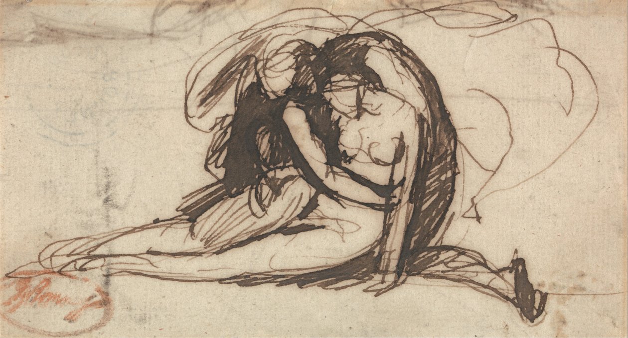 Caladon ve Amelia (Sözde) by George Romney