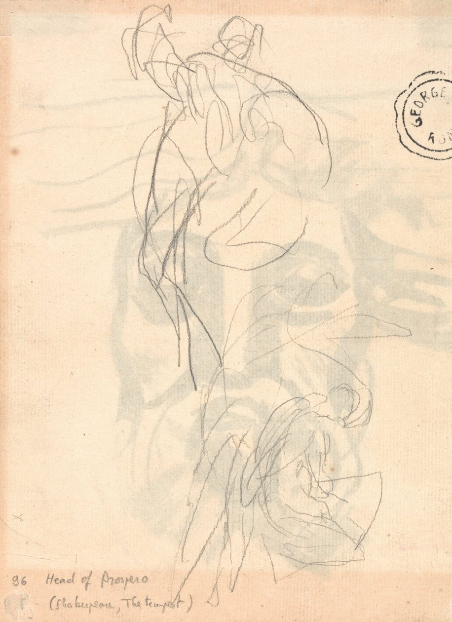 Pelerinli Figür Sıçrayan by George Romney