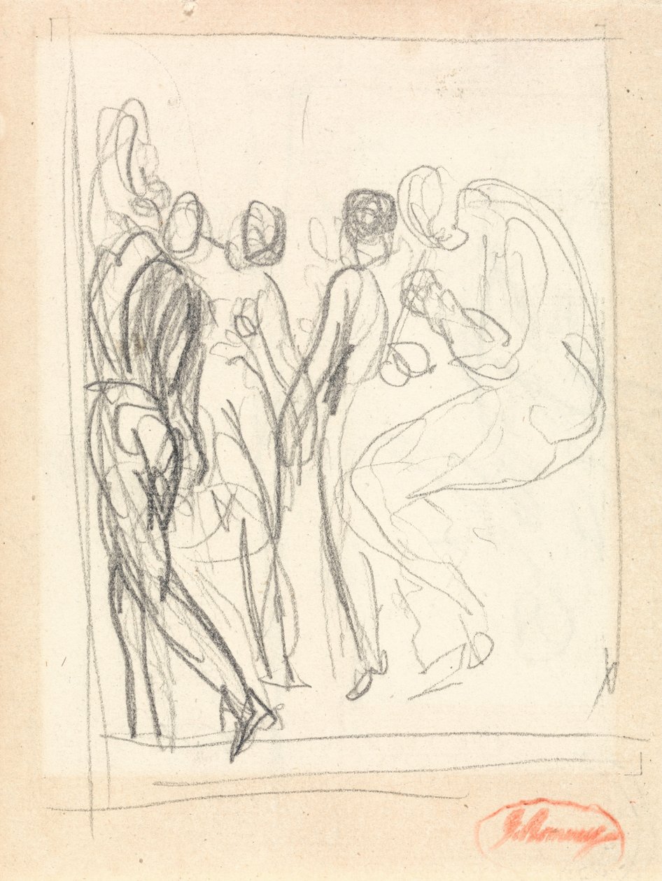 Dansçılar ve Müzisyenler, Muhtemelen LAlegro için by George Romney