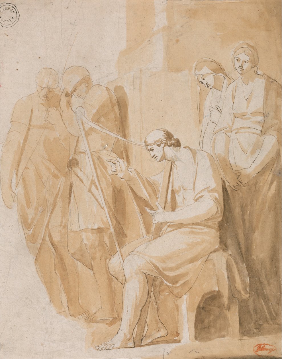 David Arp Çalıyor by George Romney