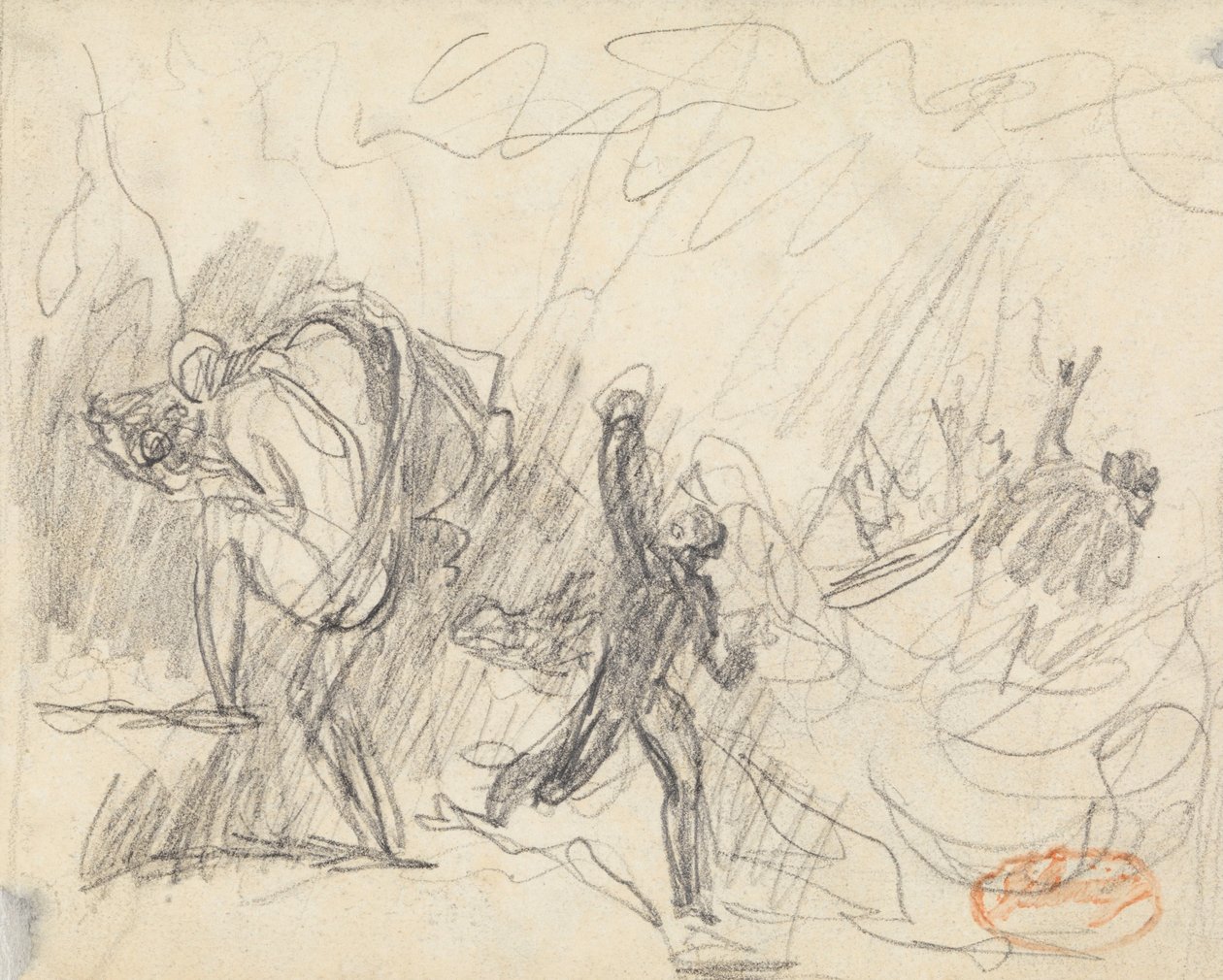 Figür Kompozisyon Çalışması 20 by George Romney