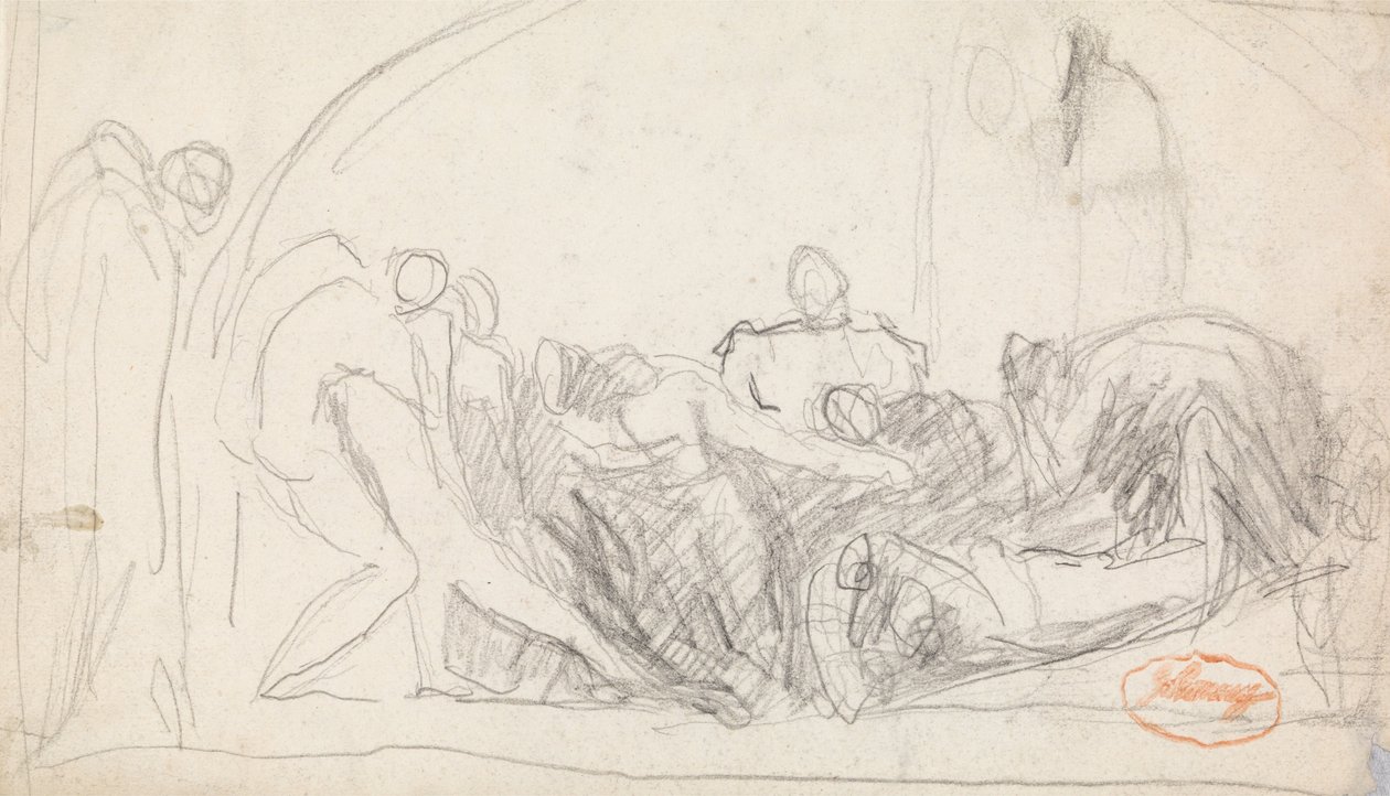 Figür Kompozisyon Çalışması 22 by George Romney