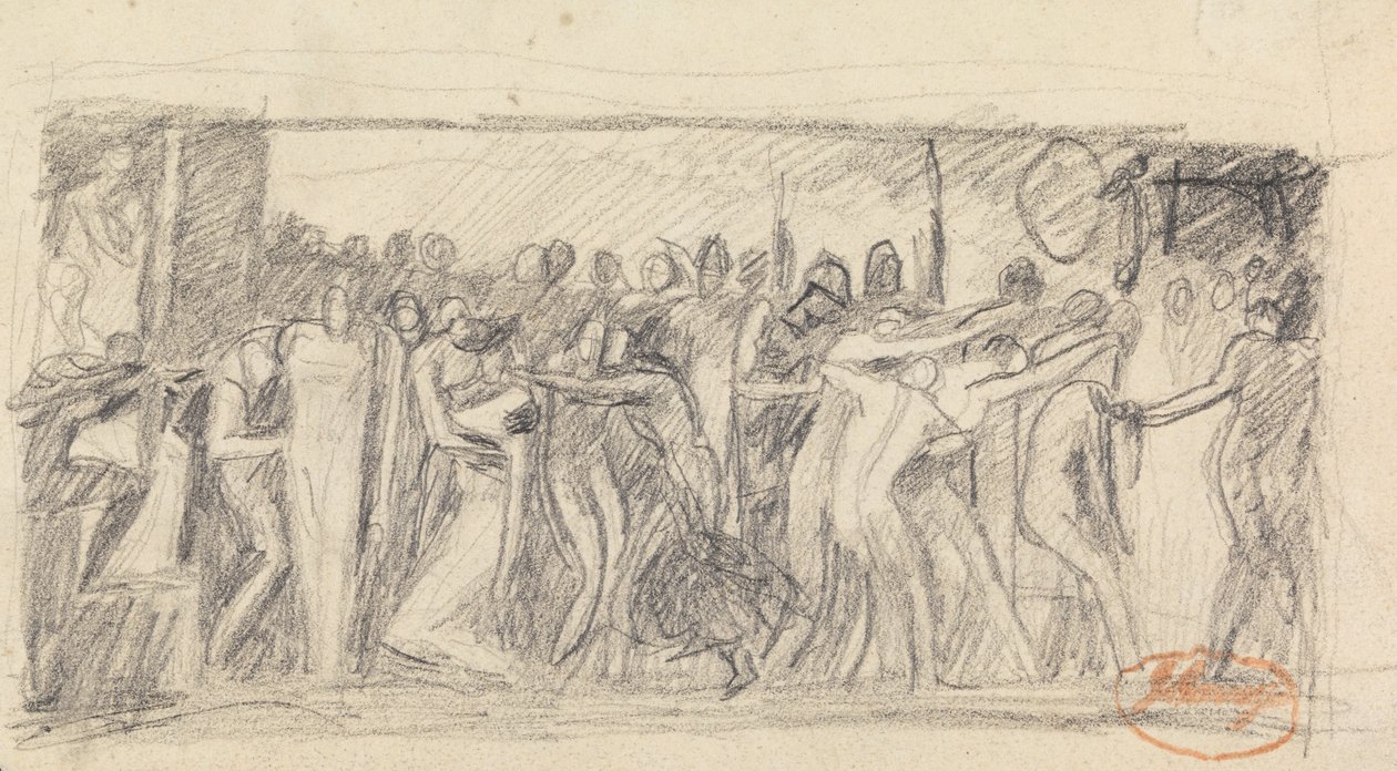 Figür Kompozisyon Çalışması 24 by George Romney