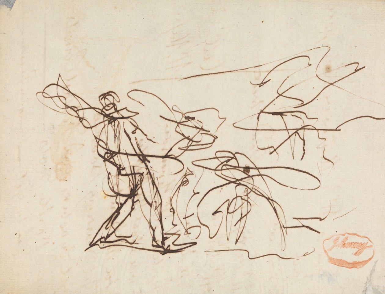 Figür Kompozisyon Çalışması 25 by George Romney