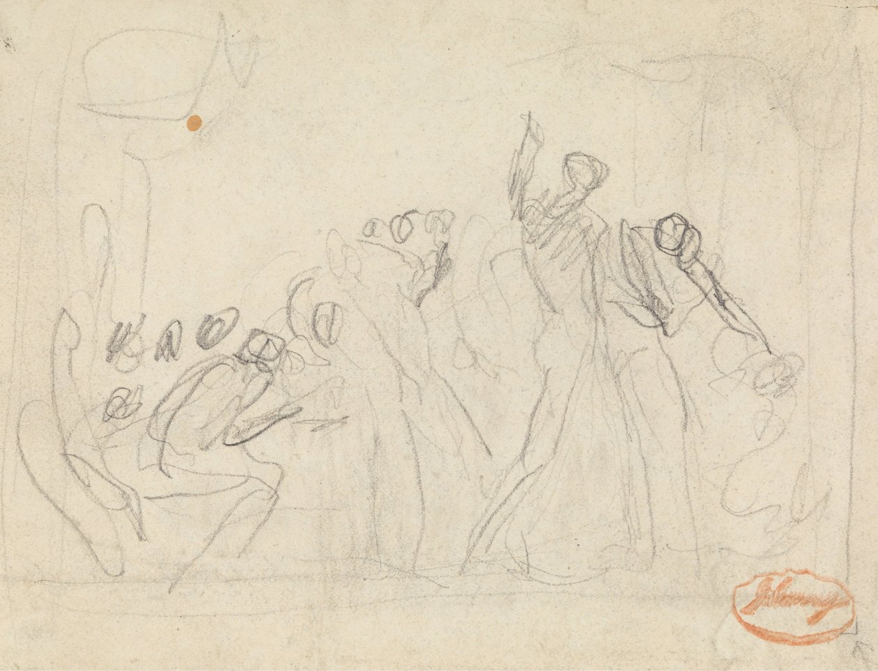 Figür Kompozisyon Çalışması 33 by George Romney