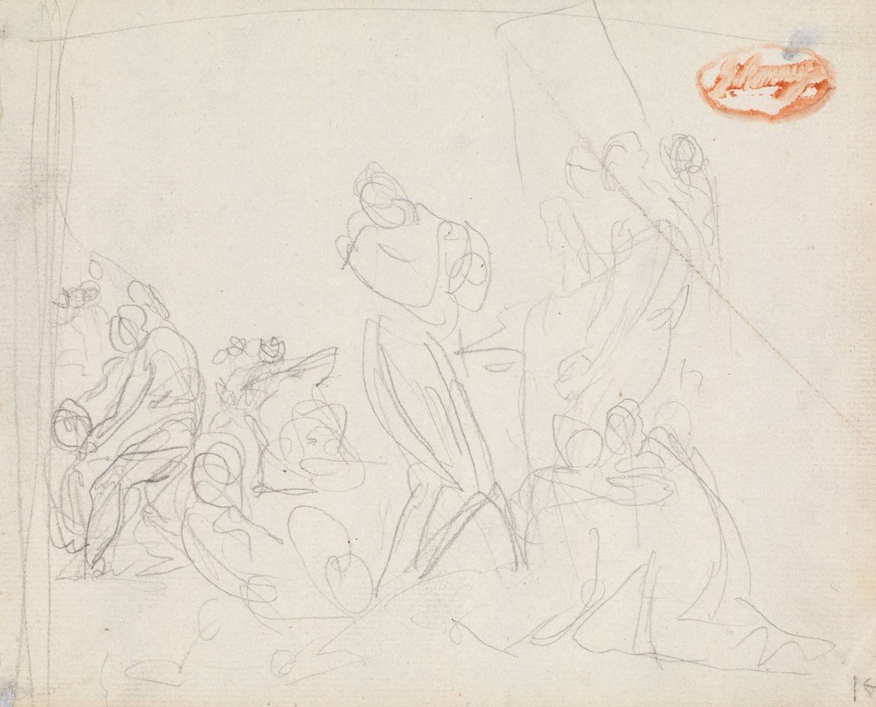 Figür Kompozisyon Çalışması 34 by George Romney