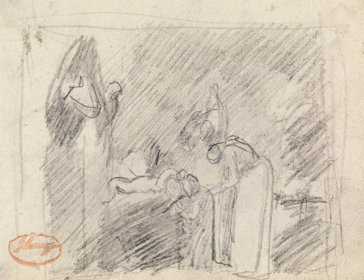Figür Kompozisyon Çalışması 42 by George Romney