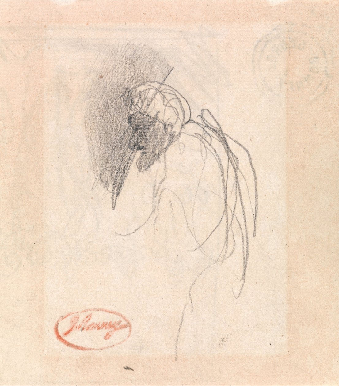 Baş Örtülü Figür by George Romney