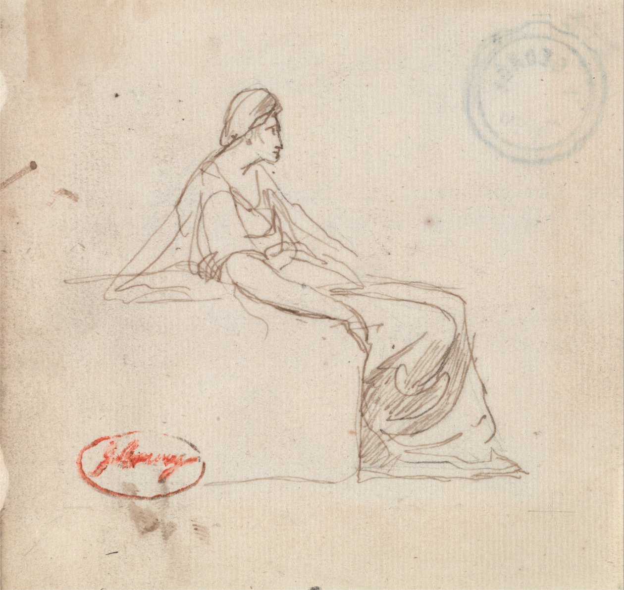 Bir Adamın Başı by George Romney