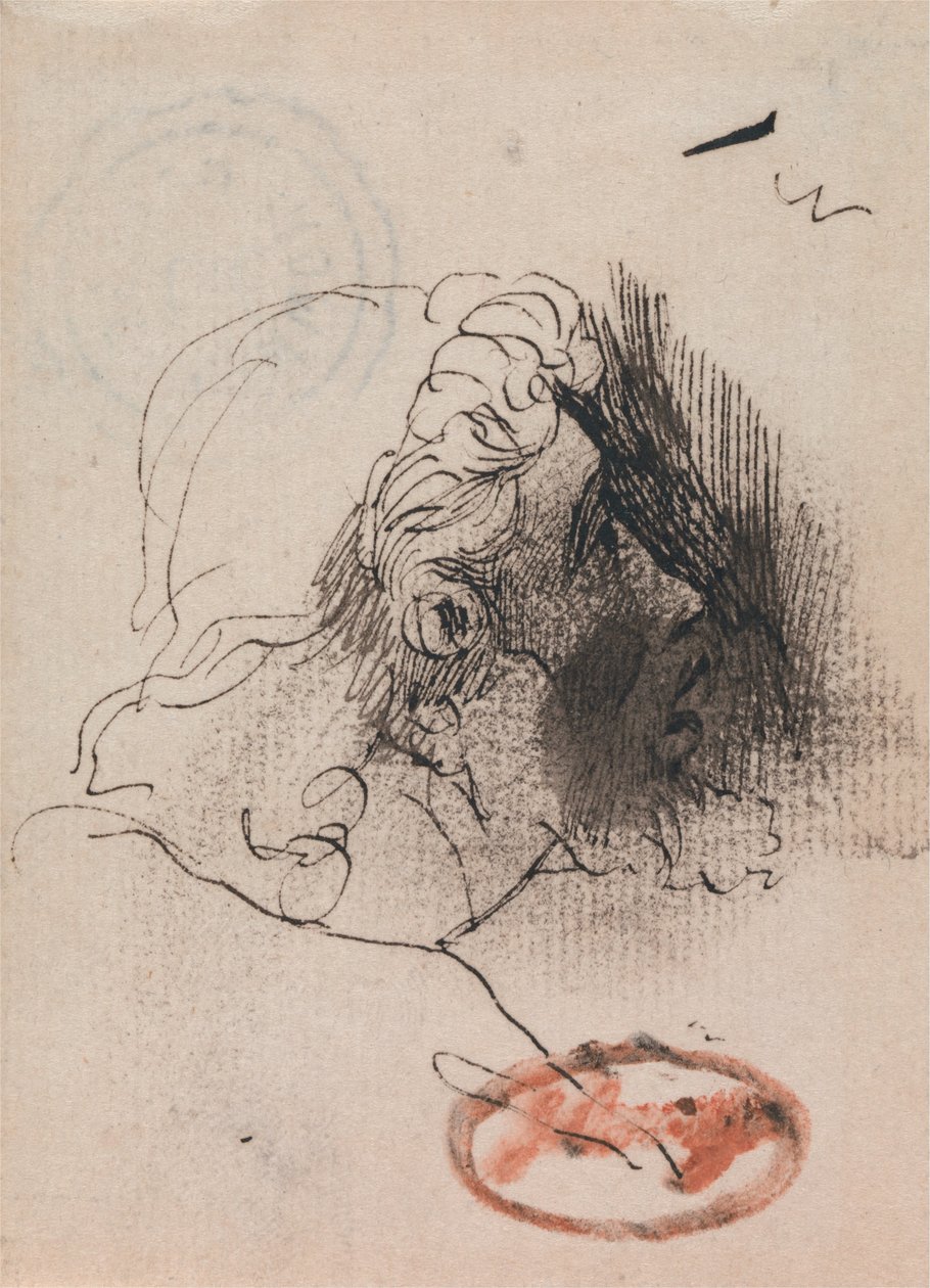 Profildeki Bir Adamın Başı by George Romney