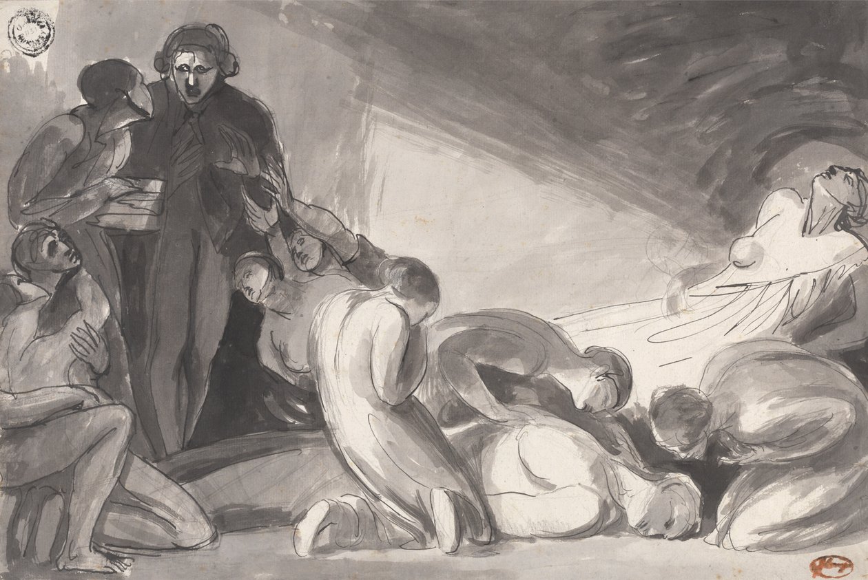 Howard Hapishaneyi Ziyaret Ediyor by George Romney