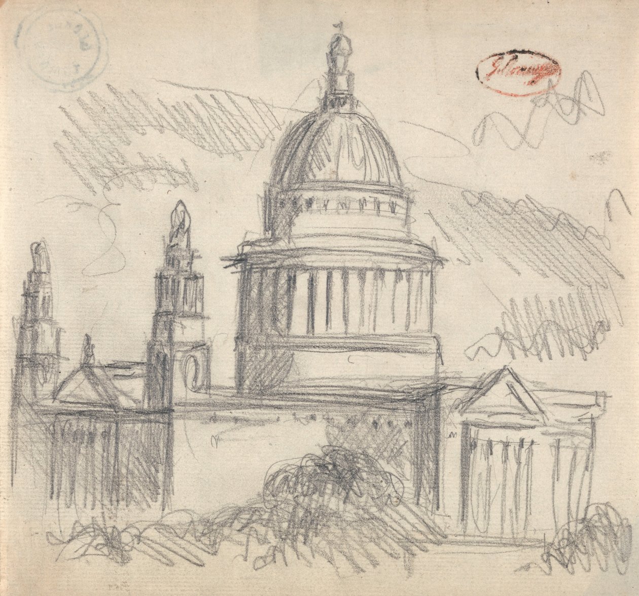 Muhtemelen Saint Pauls, Londra by George Romney