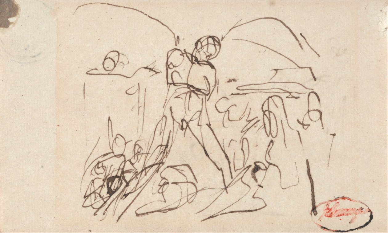 hapishane sahnesi by George Romney