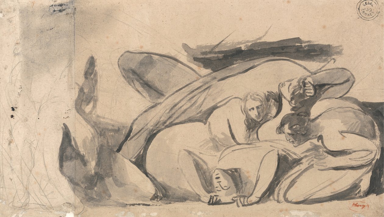 hapishane sahnesi by George Romney