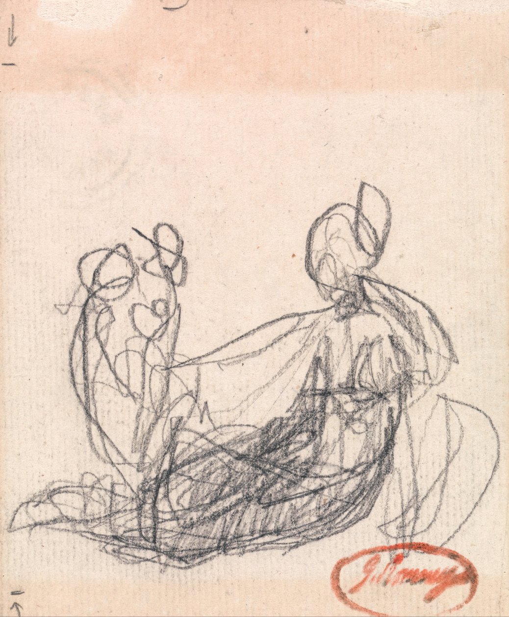 Uzanmış Figür by George Romney