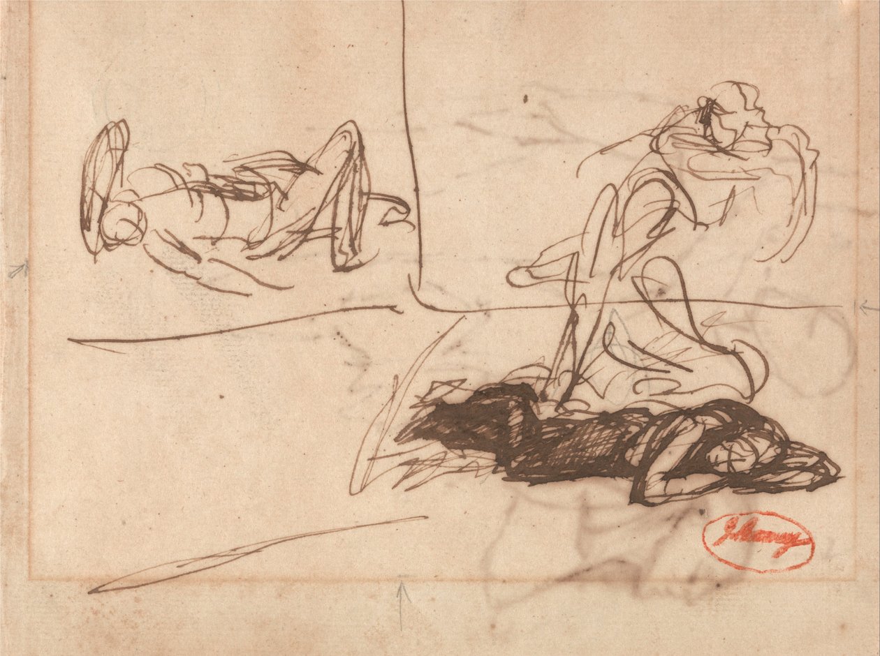 Yatan Figürler by George Romney