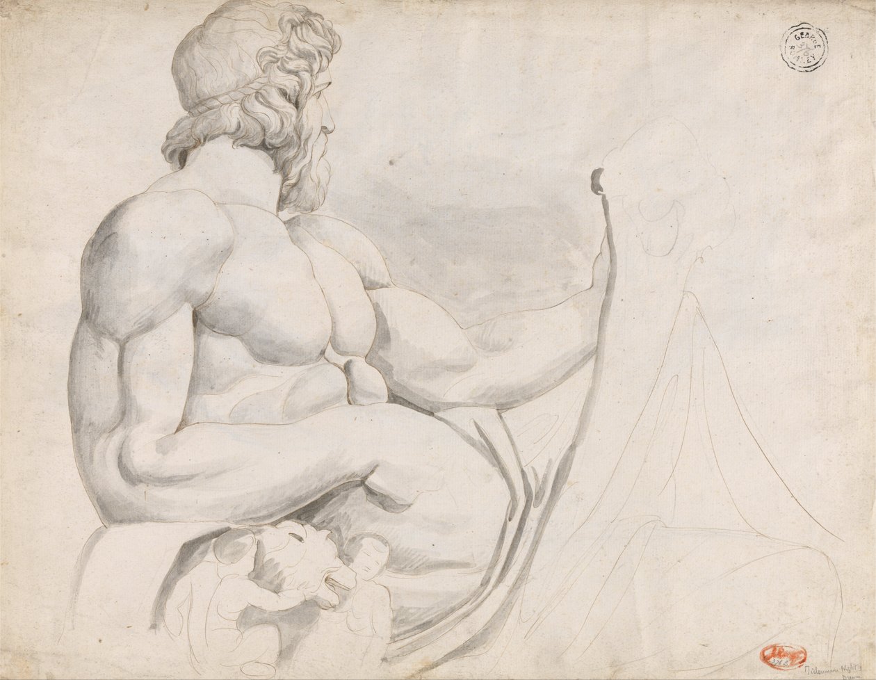 nehir tanrısı by George Romney