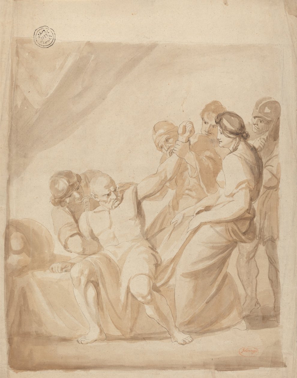 Samson Güçlendi by George Romney