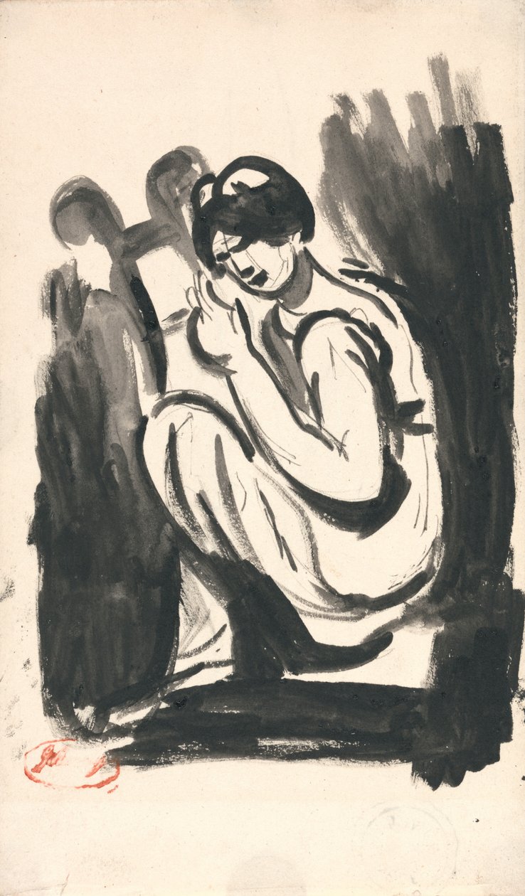 Oturan Figür by George Romney